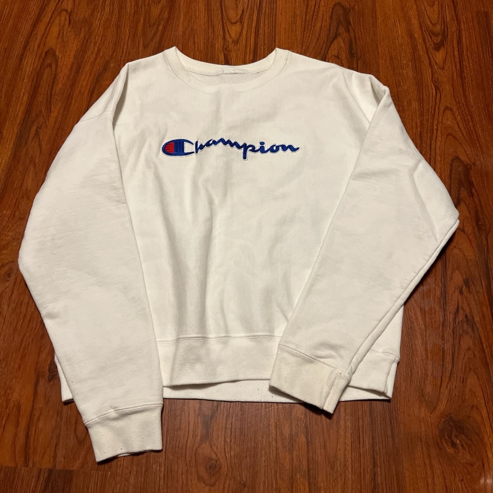 Champion White Sweatshirt